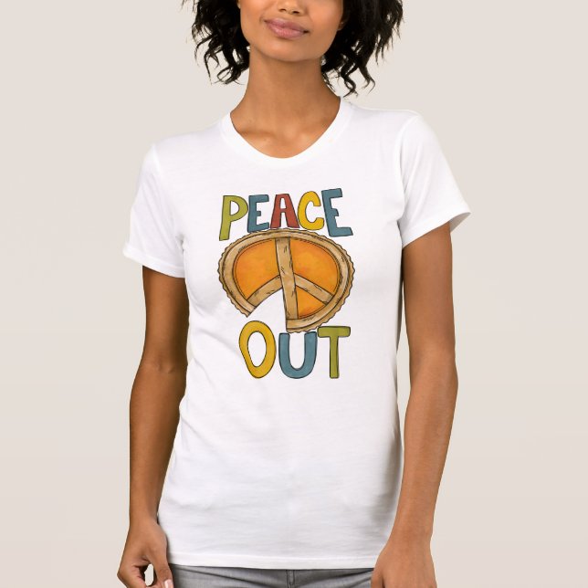 Peace out Pumpkin Paj T Shirt (Framsida)