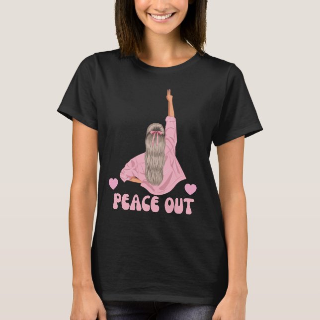 Peace out T-Shirt (Framsida)