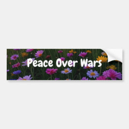 Peace Over Wars Bildekal