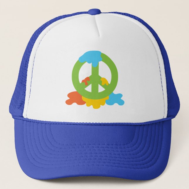 Peace Paint Truckerkeps (Framsida)