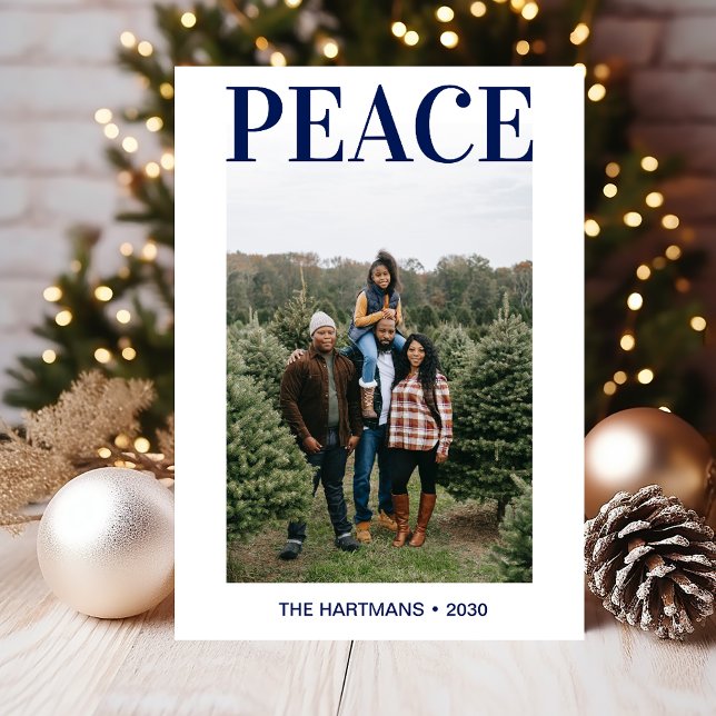 Peace Photo Julkort (Skapare uppladdad)