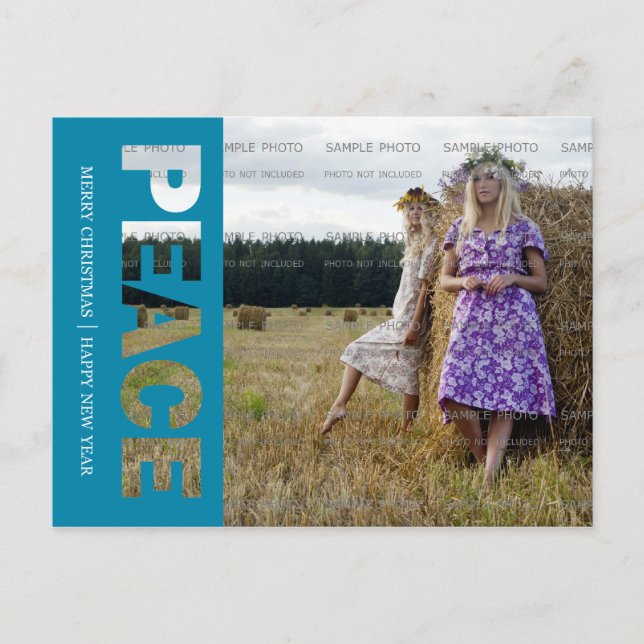 Peace Photo Postcard Vykort (Framsida)