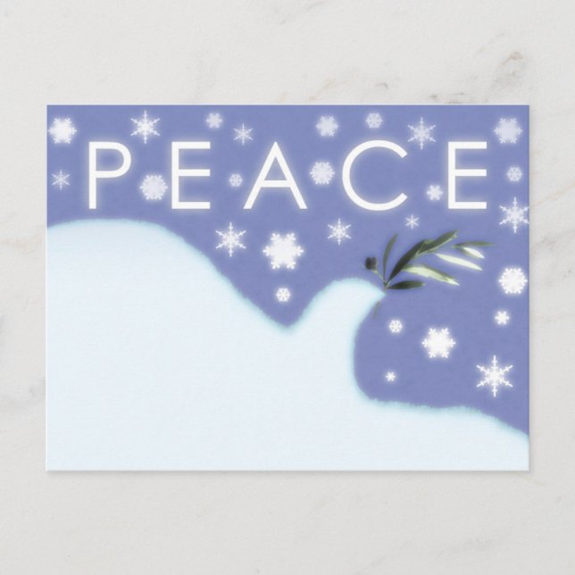 PEACE POSTCARD VYKORT (Framsida)