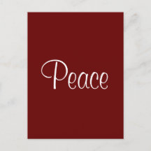 Peace-postkort