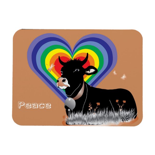 Peace Premium Flexi Magnet (Horisontell)