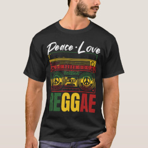 Peace Reggae Music Rasta Jamaica T Shirt