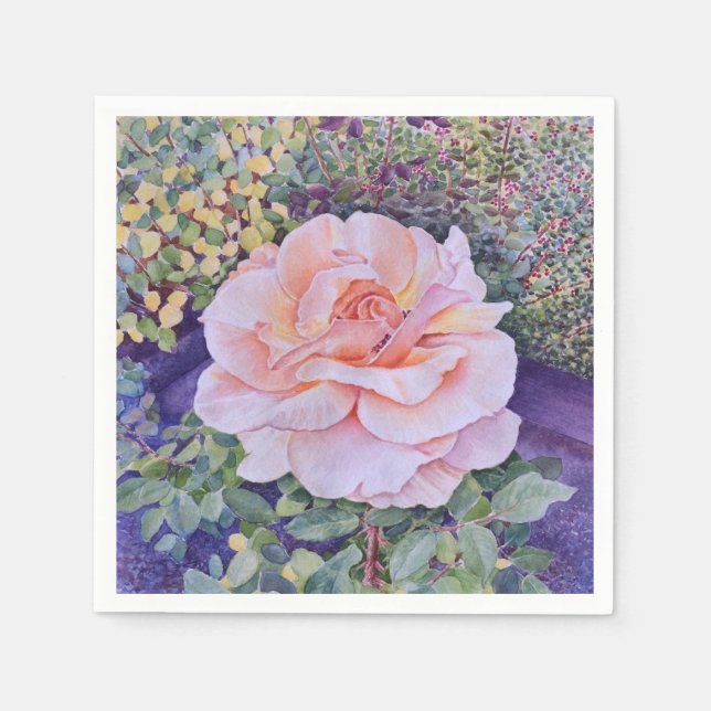 Peace Rose Pappersservett (Framsidan)