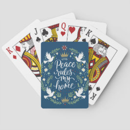 Peace Rules My Home Casinokort
