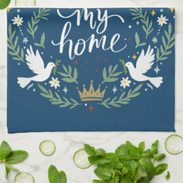 Peace Rules My Home Kökshandduk