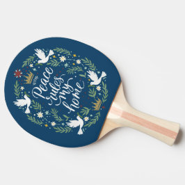 Peace Rules My Home Pingisracket