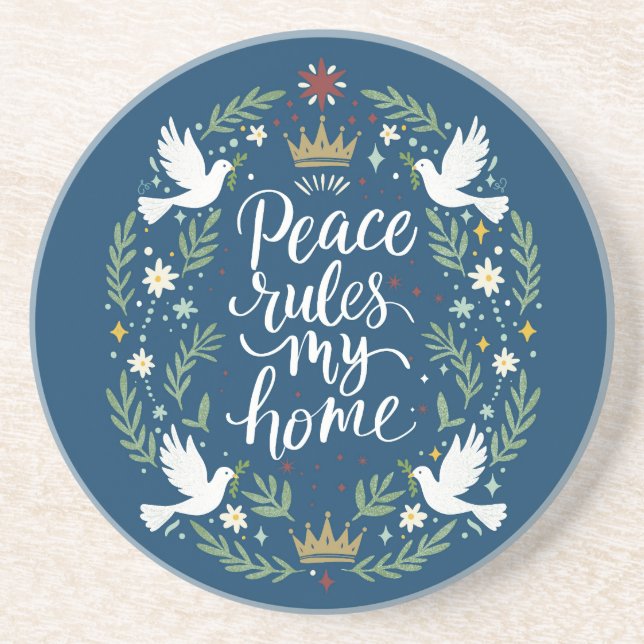 Peace Rules My Home Underlägg (Framsidan)