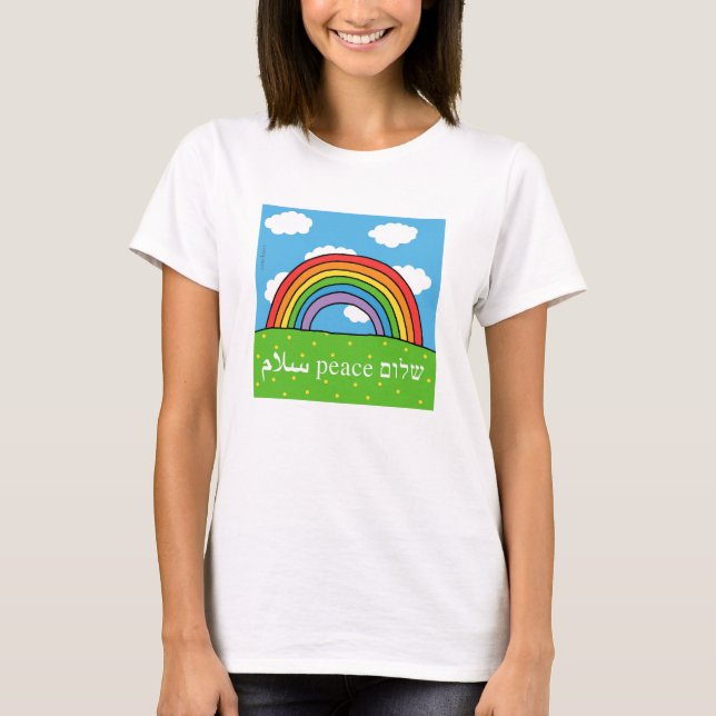 Peace Shalom Salaam T-shirt (Framsida)