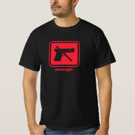 Peace sign Enough End Gun Violence T Shirt