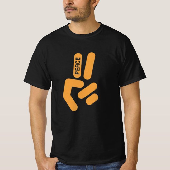 PEACE SIGN  T SHIRT (Framsida)
