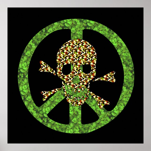 Peace Skull Poster (Framsidan)