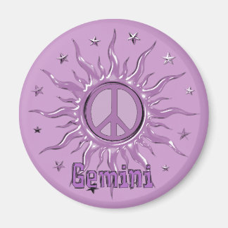 Peace Sol Gemini Magnet