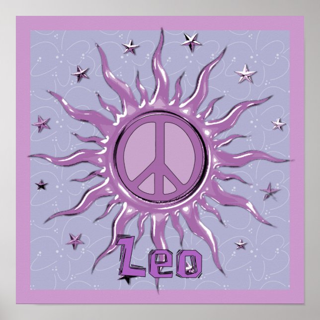 Peace Sol Leo Poster (Framsidan)