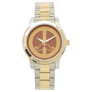 Peace Stache-anpassningsbarna vaknar Armbandsur