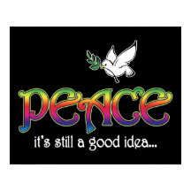 Peace still A Bra Idea - White Dove Olive Gren