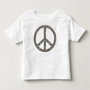 Peace-symbol - SILVER Tee Shirt