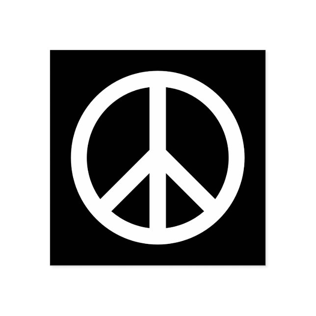 PEACE-symbol Stämpel (Tryck)