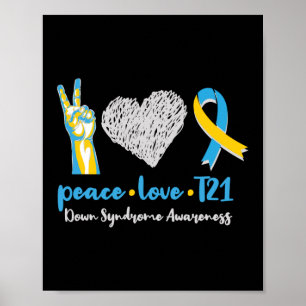Peace T21 Down Syndrome Awareness Sped Poster