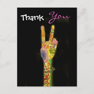 Peace - Tack Postcard by SRF Vykort