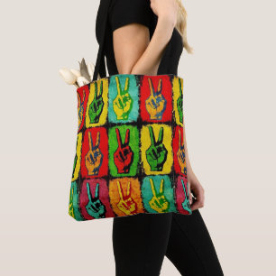 Peace Tote Bag Tygkasse
