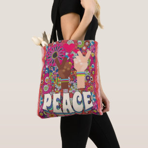 Peace Tote Bag Tygkasse