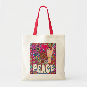Peace Tote Bag Tygkasse