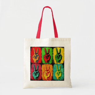 Peace Tote Bag Tygkasse
