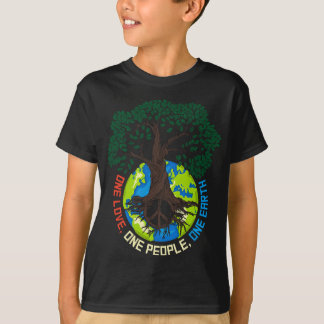 Peace Träd Kärlek - Miljöskyddsområdet D T Shirt