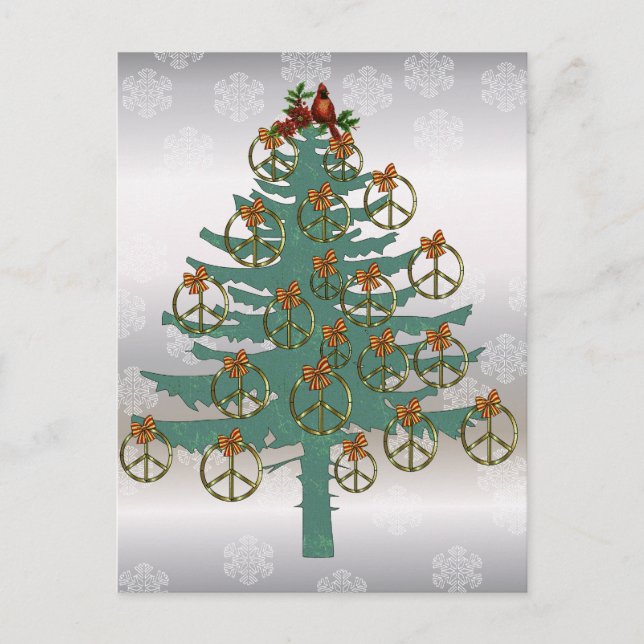 Peace Träd Vykort (Framsida)