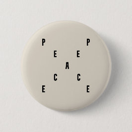 Peace Typography Knapp