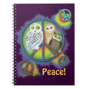 Peace Uggla~bärbar dator Anteckningsbok