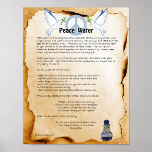 Peace VATTEN POSTER