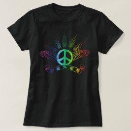 Peace Vingar Rainbow T Shirt