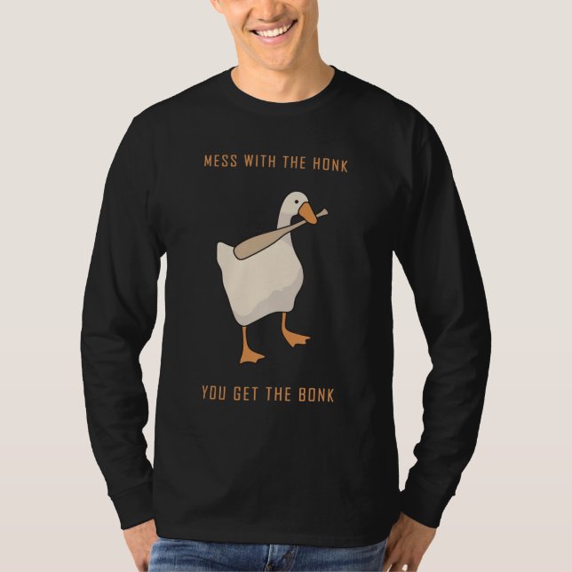 Peace Was Never An Option Chaotic Goose Gaming  T Shirt (Framsida)