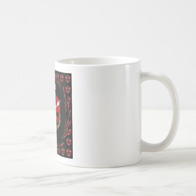 "Peace: with Shield Emblem" Art Print Kaffemugg (Höger)