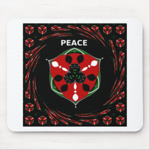 "Peace: with Shield Emblem" Art Print Musmatta