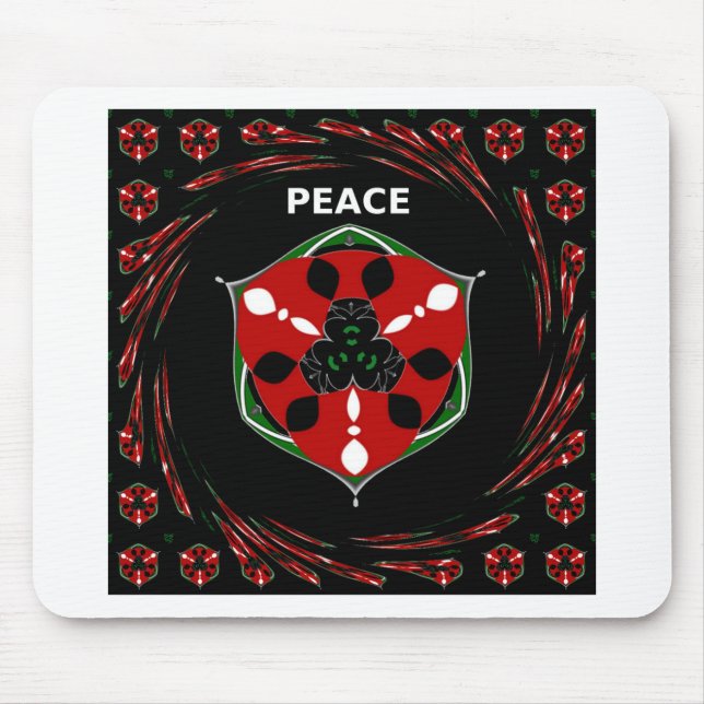 "Peace: with Shield Emblem" Art Print Musmatta (Framsidan)