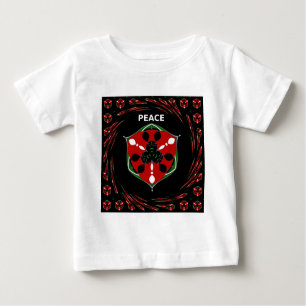 "Peace: with Shield Emblem" Art Print Tröja