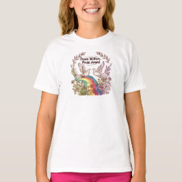 Peace Within, Pride Around – LGBTQ Camping Nature T Shirt