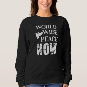 Peace World Wide Now Dove T Shirt