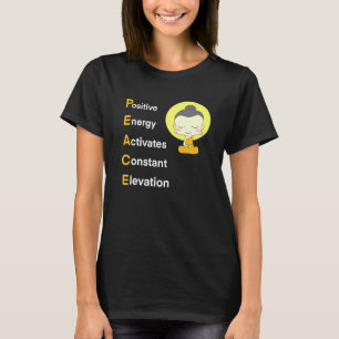 Peace Yoga Namaste Lugn Positive Vibes T Shirt