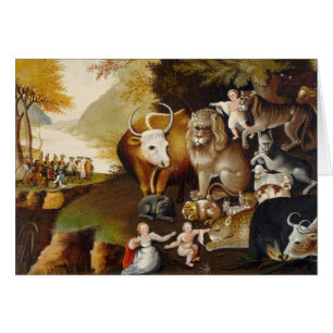 Peaceable kungarike, c.1834 (olja på kanfas) hälsningskort