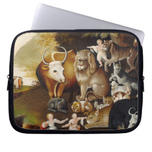 Peaceable kungarike, c.1834 (olja på kanfas) laptop sleeve