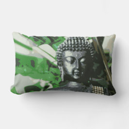 Peaceful Buddha Meditation Lumbar Pillow – Zen Lumbarkudde