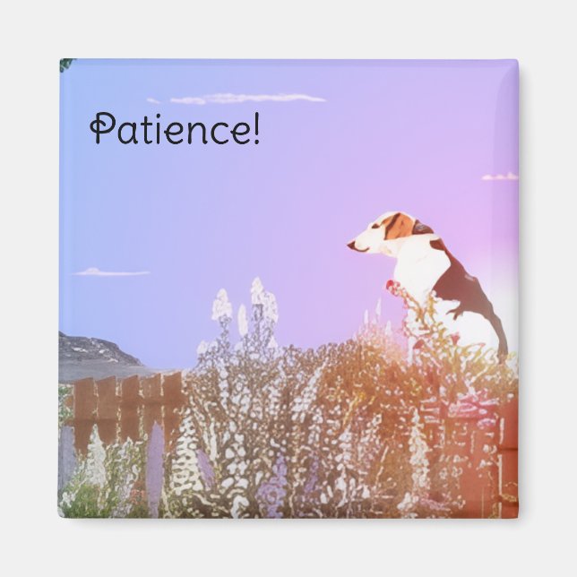 Peaceful Dog Magnet (Framsidan)