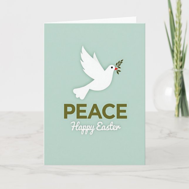 Peaceful Dove Holiday Card Kort (Framsida)
